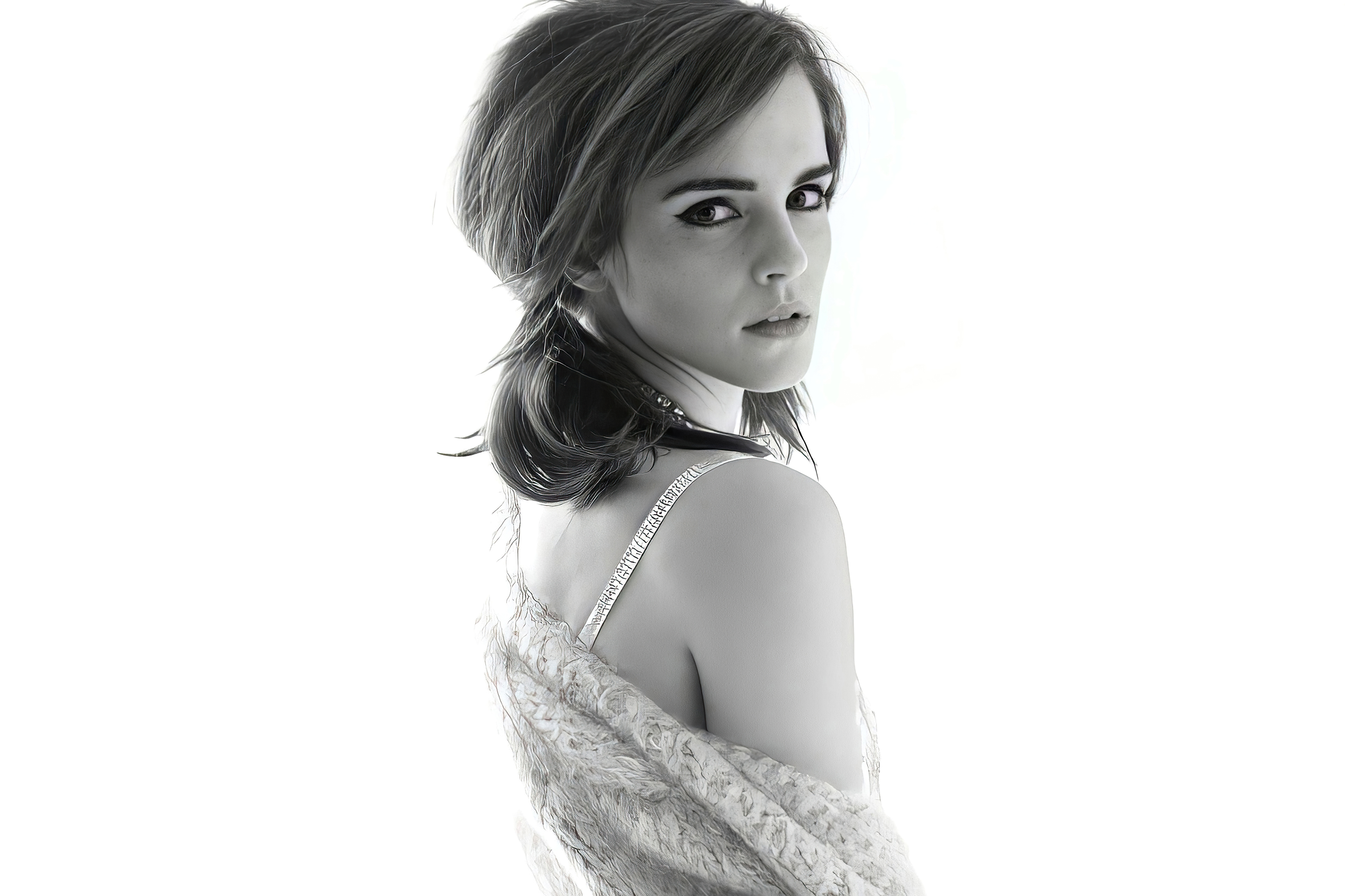 Cute real girl actress Emma Watson Desktop wallpapers 1440x900