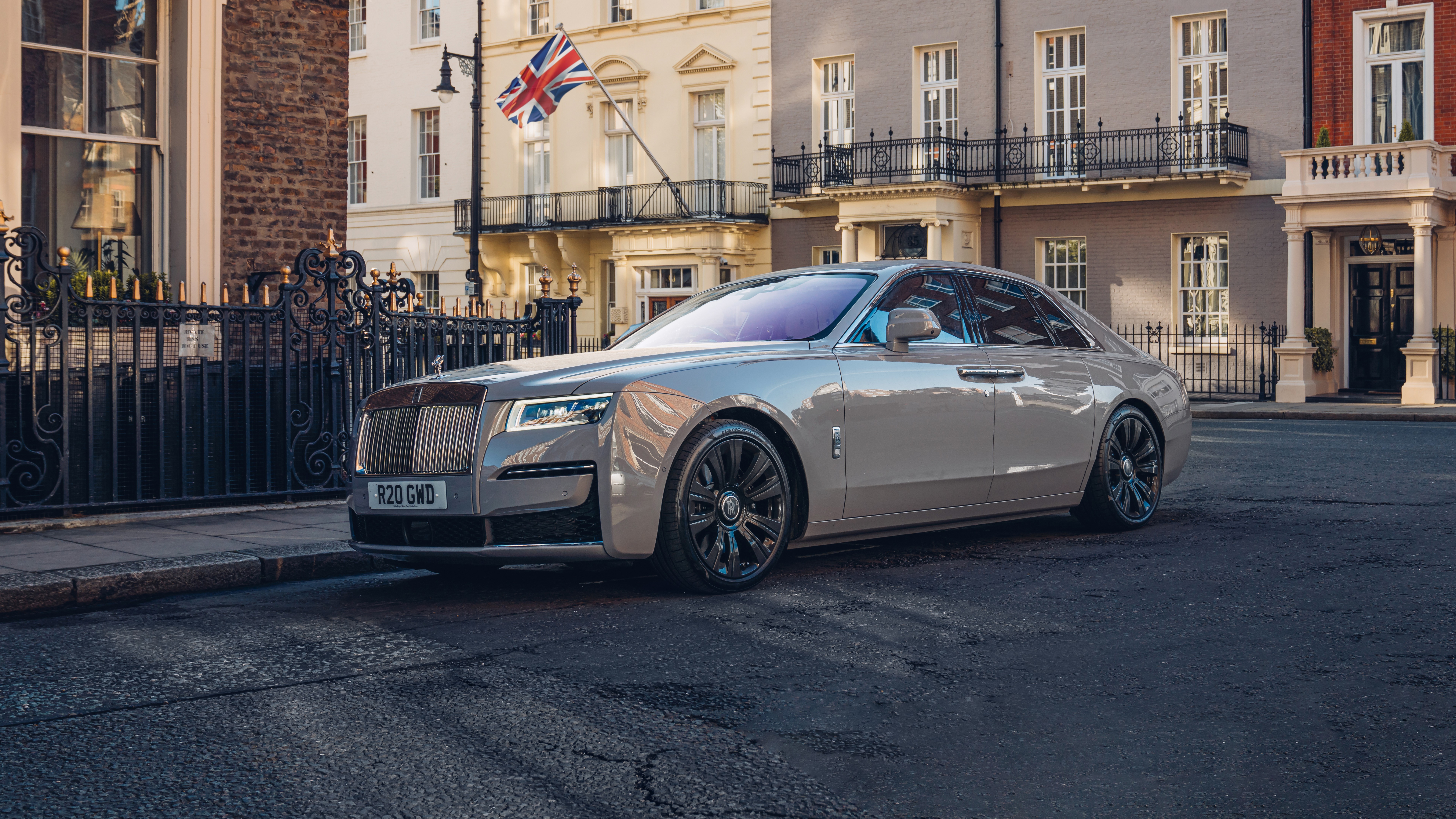 2023 Rolls-Royce Ghost car in the city